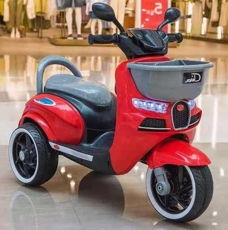 kids electric motorcycle red