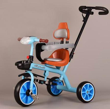 Kids tricycle with Push handle and light